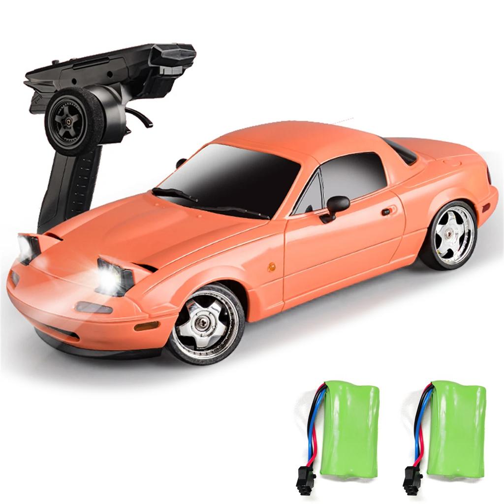Remote Control Car, 2.4GHz Rechargeable Car Toy for Boys Girls, 1/18 Scale Drift Vehicle with