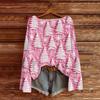 Ladies' Fashionable Casual Long Sleeved Christmas Printed Round Neck Knitted Yarn