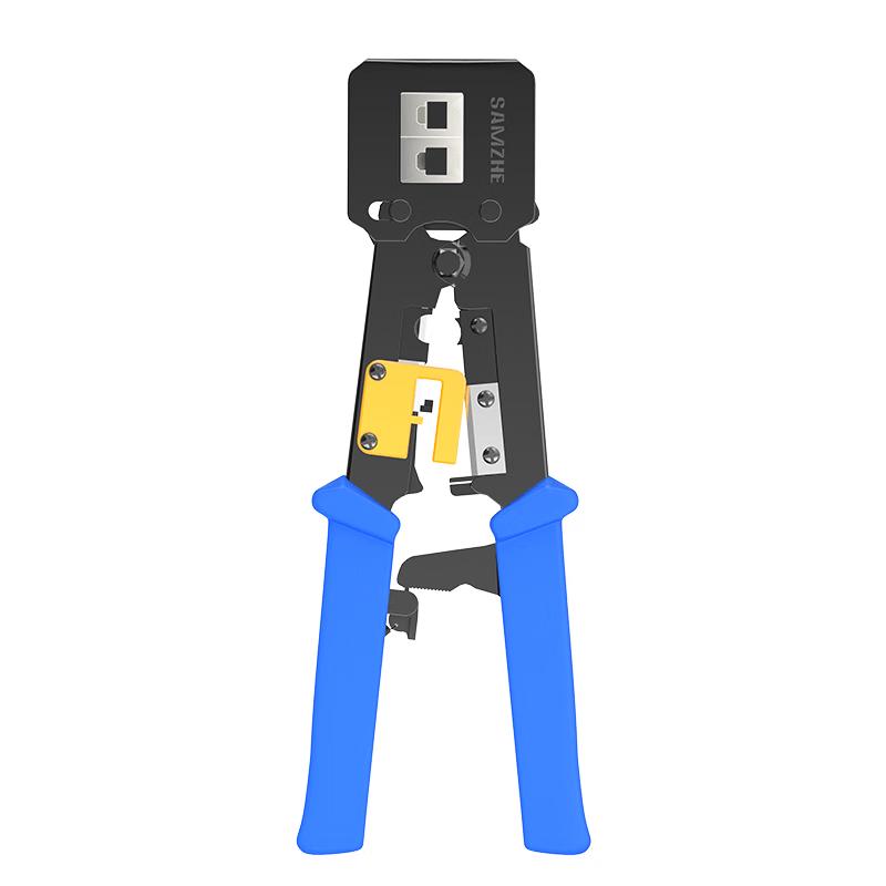 SAMZHE Pass-Through Network Cable Crimping Tool