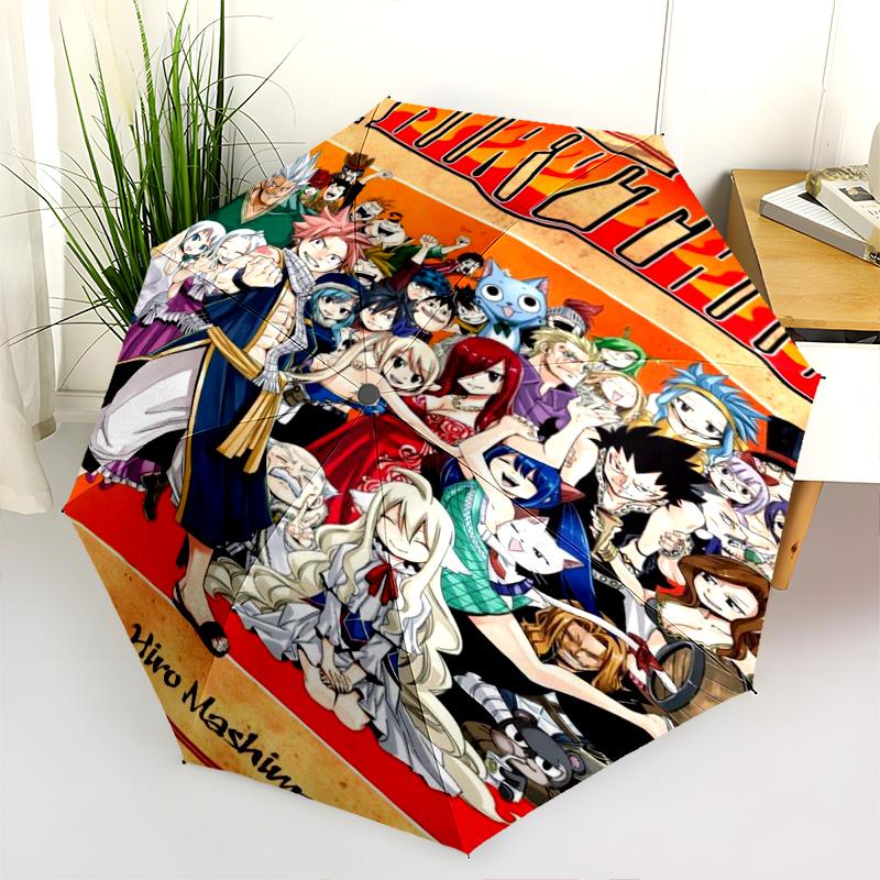 Fairy Tail Adventure Folding Umbrella Portable Travel Gift Umbrella Umbrella