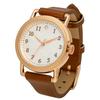 Fieldwork Women's Analog Watch with Leather Strap, Brown, Maska JN016-5