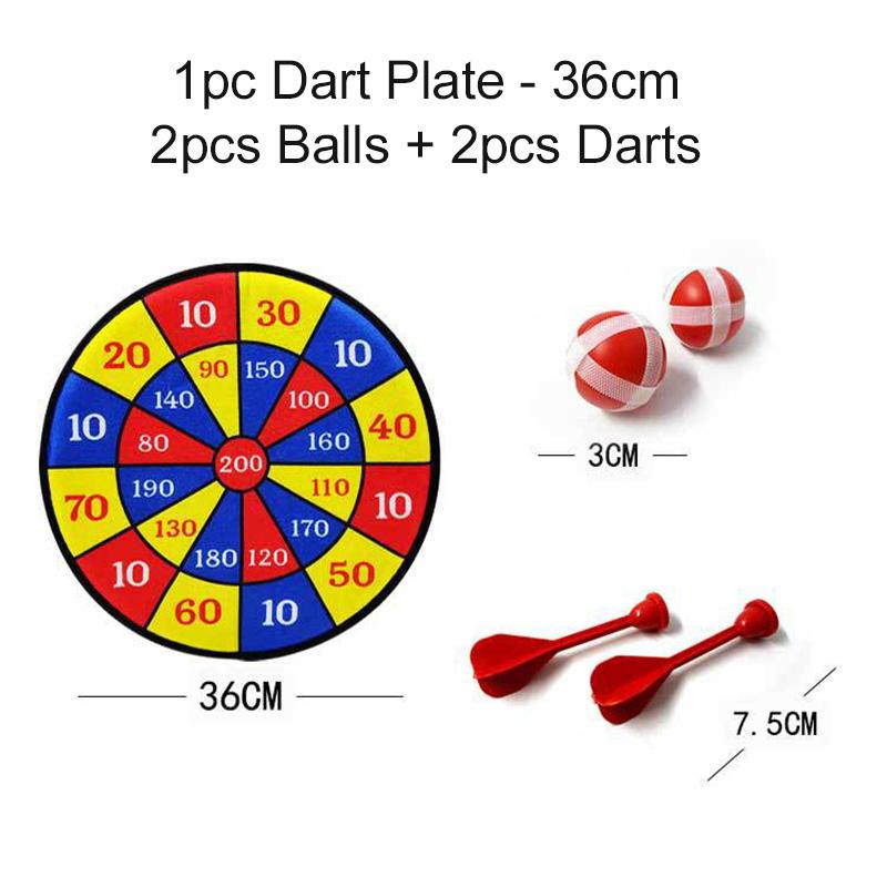 Children Target Dart Plate Sticky Ball Toys Sports Indoor Outdoor Early Education Math Games Developmental Toy Concentration TMZ