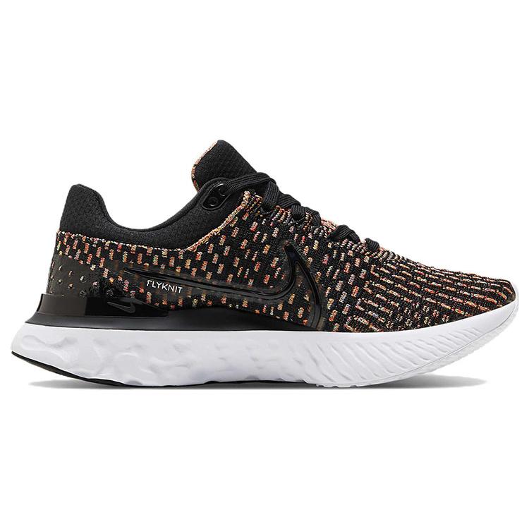 New Nike React Infinity Run Flyknit 3 'Black Multi' Women's DD3024-002