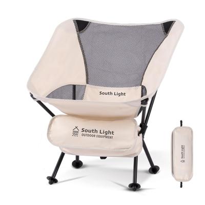 Outdoor Camping Load Capacity Low Solo Camping Chair Storage Bag Mountain 2 Colors Chair, Ultra-lightweight Chair, Compact, Foldable, 150kg, Backrest,