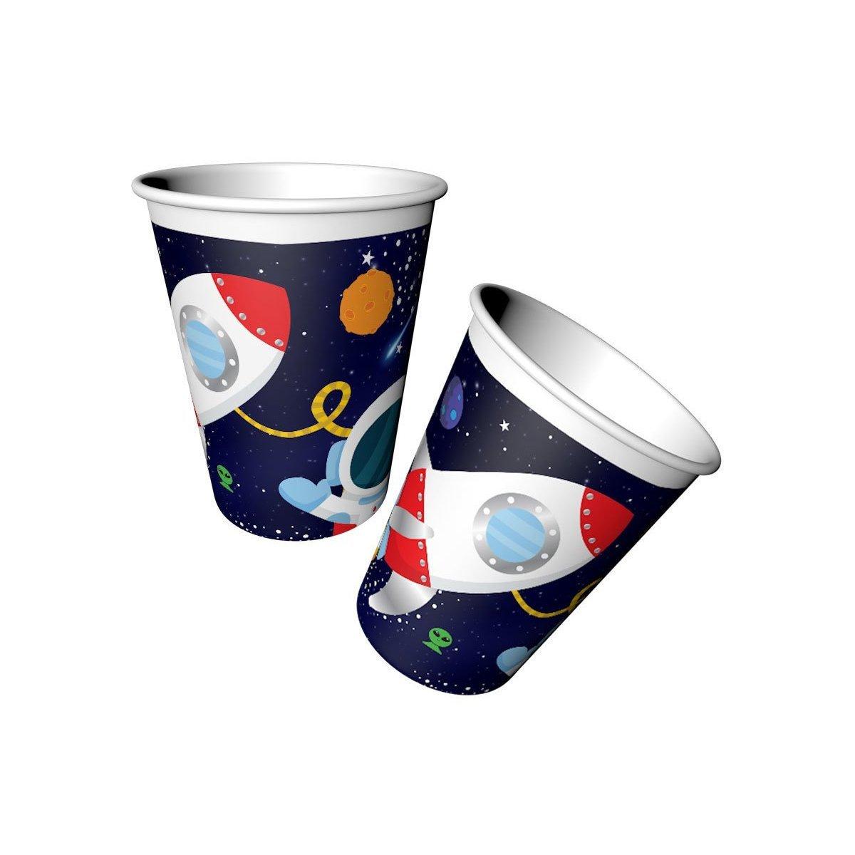 

TKG9868 Balloon House, Cosmic Galaxy, 8 бумажных стаканчиков, 220/240 куб. см