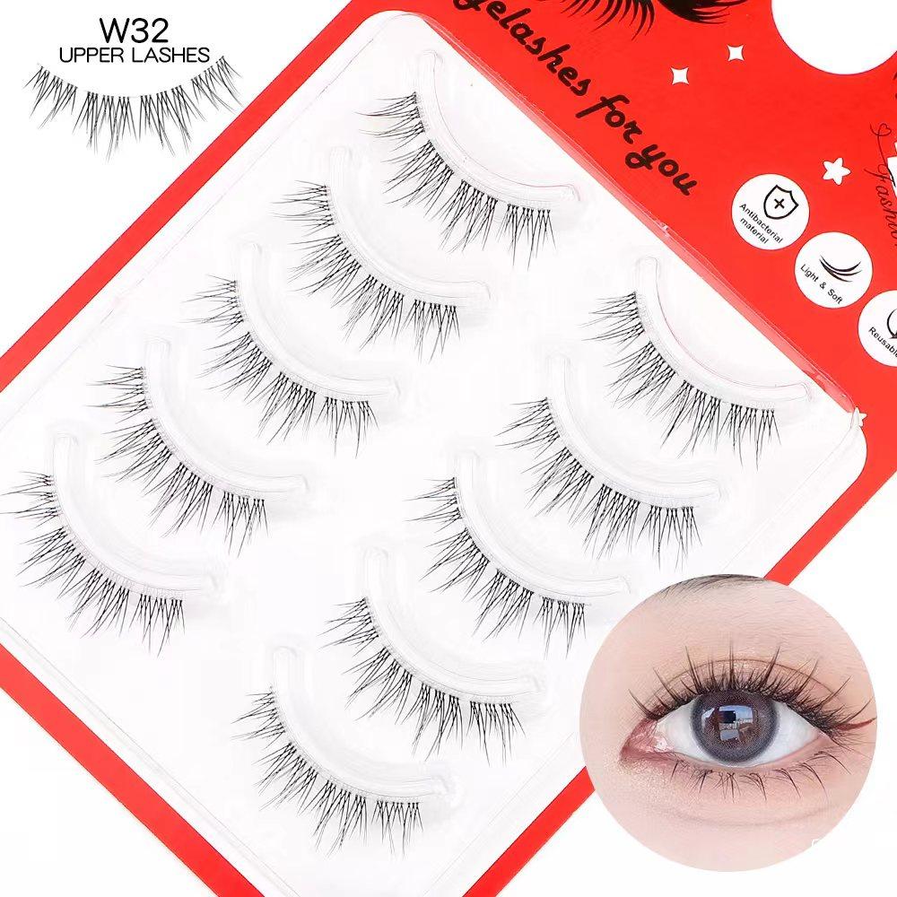 

Новые 5 пар A/M-образных натуральных ресниц Manga, мягкие ресницы, густые накладные ресницы Manga, ежедневные макияжные ресницы для свиданий, тонкие ресницы