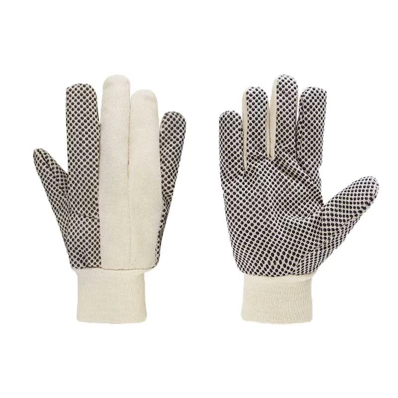 Abdo Anti-Slip Canvas Dot-Grip Work Gloves