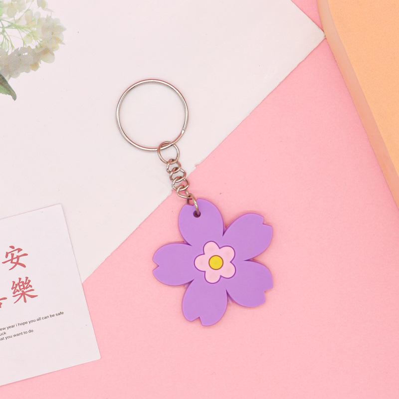 Cartoon Silicone Keychain Keyring - Soft PVC Rubber Key Hanger