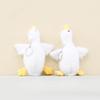 Keychain Soft Plush Goose Pendant Compact Size Travel Bag Ornament Gift Doll