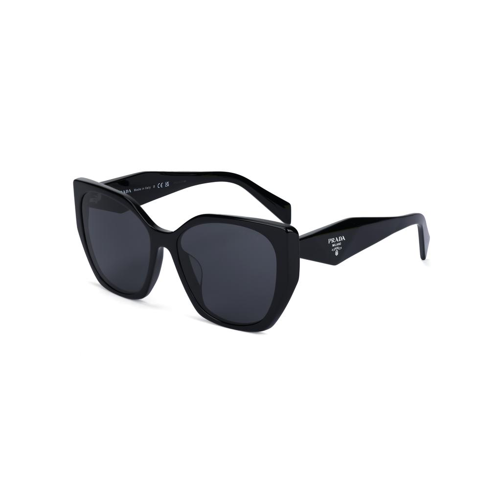 Prada Irregular Frame Sunglasses Women sunglasses Black 0PR19ZSF1AB5S056