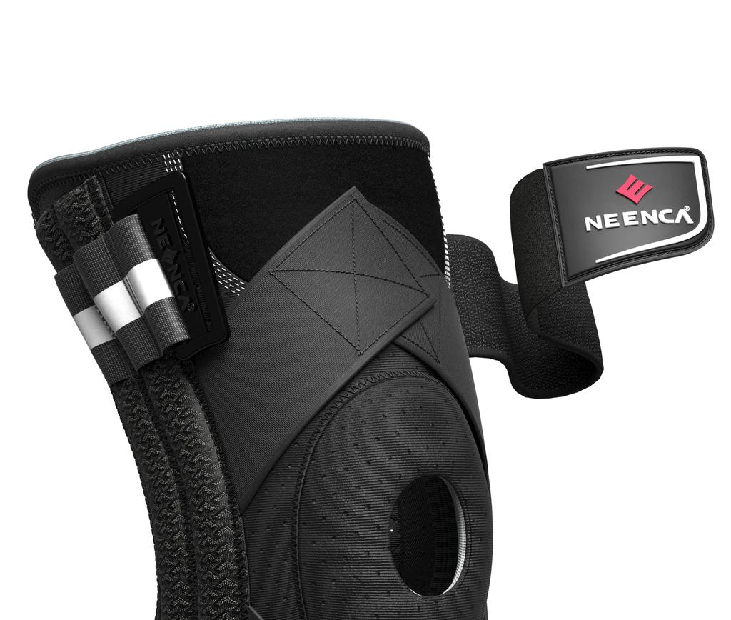 NEENCA Knee Pad Knee Knee Metal Spring Fixing For Left and Right For Daily Large Size 3XL Protector, Supporter, Stabilization, Included/Sturdy Force,