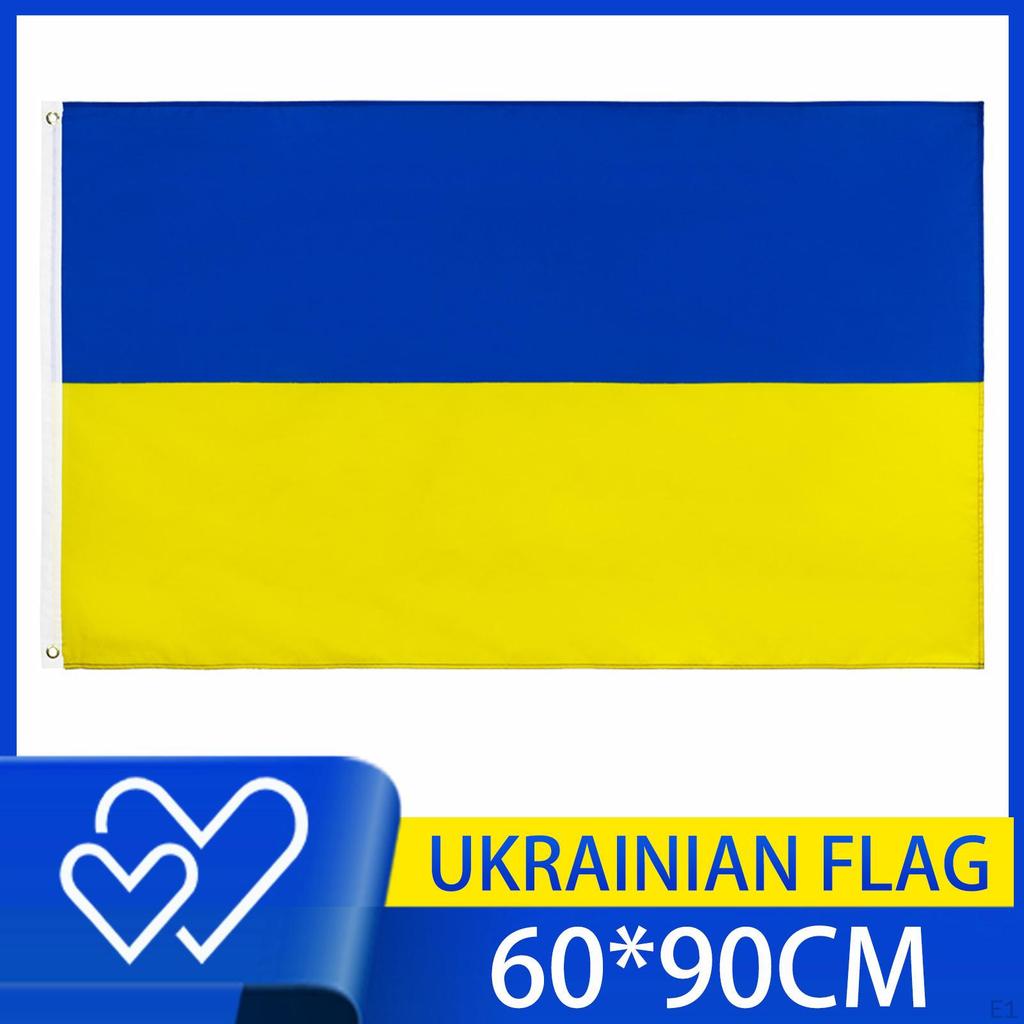 Ukraine Flag 60x90cm Decorative Banner for Holiday Decoration Ornaments