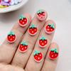 50Pcs Cute Resin Cartoon Strawberries, Cherries, Lollipops, Cakes Flat Back Scrapbooking DIY Jewelry Craft Decoration Accessorie