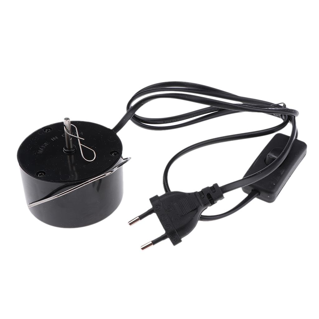 

Electro-motor Windmill Rotating Wind Spinner Motor for Garden Kinetic Wind Grinders Wind Decoration Outdoor чорний