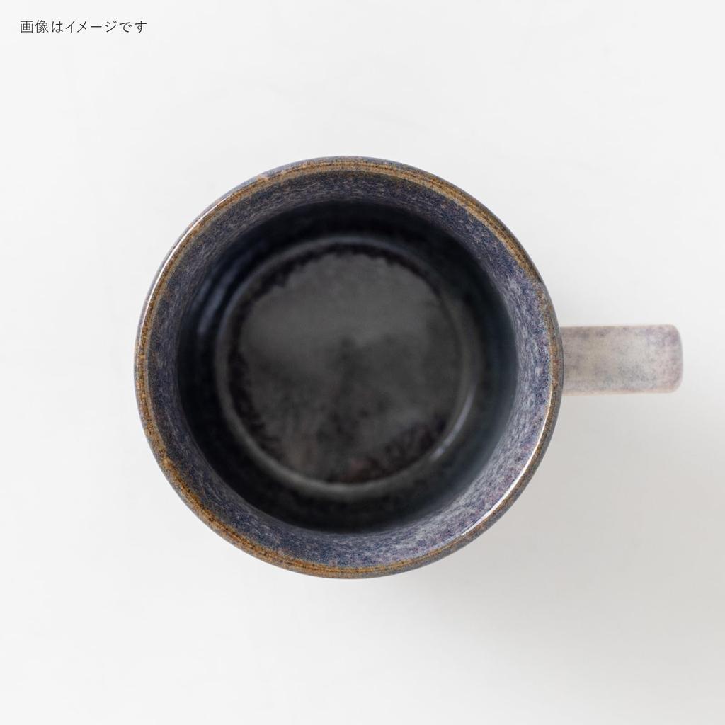 Minoru Pottery Eureka -Shinogi- Mug, Navy Wisteria