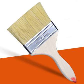 Paint brush hair brush soft fur cleaning brown hair brush barbecue waterproof household cleaning bristle paint brush
