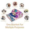 1 Pezzo Coperta in Flanella Cartone Animato K Pop Demon Hunter Peluche Coperta Alla Moda Calda per Camera da Letto Ufficio Riposino Viaggio Campeggio Carino Regalo per Fan