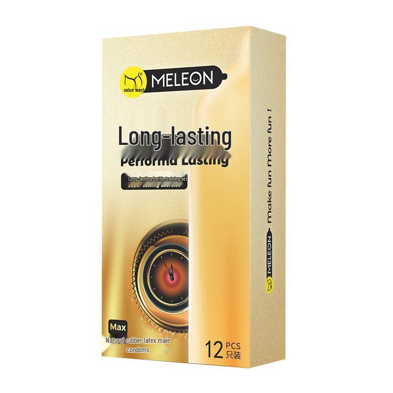 Secret Love Delay King Ribbed Condoms – Long-Lasting, Large Particle, Cat Tongue Texture