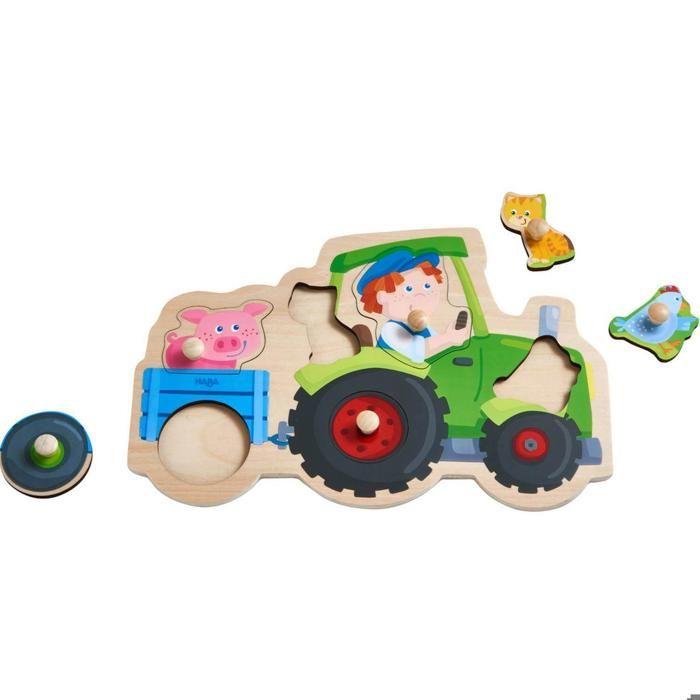 Haba Puzzle Dolle Trekkerrit Junior Wood 6 Pieces