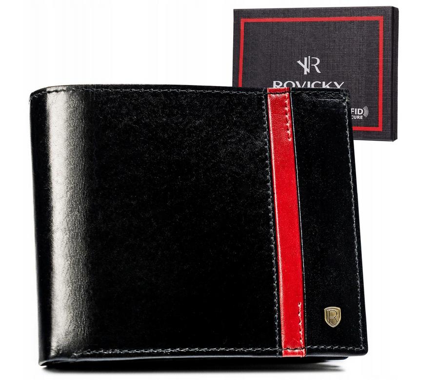 Large Men's Wallet Made of Natural Leather - Rovicky