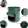 1 Bag Outdoor Compost Box, Reusable Garbage Bag, Self-Made Nutrient Soil Compost Bag, Kitchen Waste Collection Bag, Two-Way Zipp