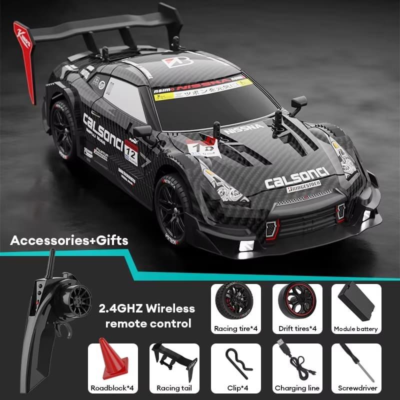 Nou 2.4G Frecvență automată cu telecomandă Mașină reîncărcabilă Racing Drift Electric Graffiti Telecomandă Mașină pentru băiat Cadou de aniversare Jucărie pentru copii