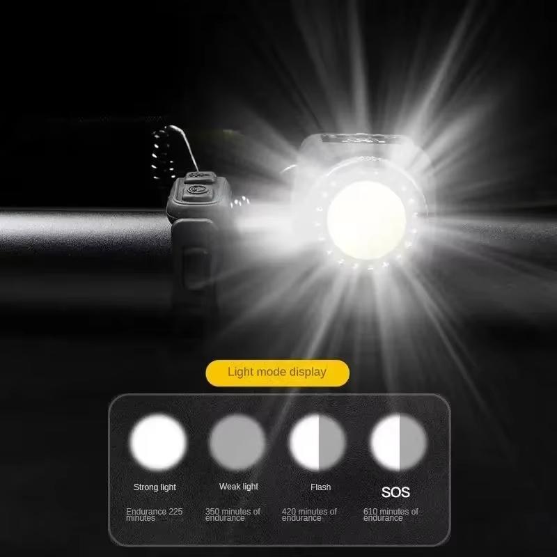 Rowerowe Klaksony Elektryczne Światło Rower Górski Przednia Lampa Klaksony Elektroniczne Dzwonek do Jazdy Nocnej Łatwe do Zainstalowania Akcesoria Rowerowe