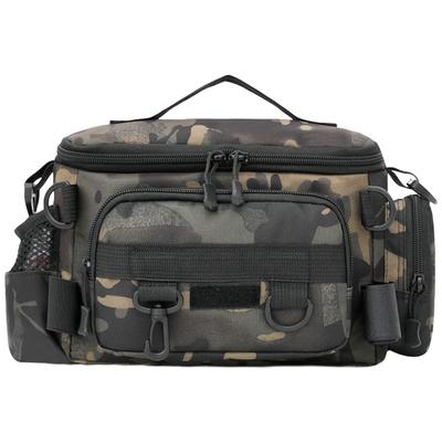 Fishing Lure Bag Large Capacity Fishing Tackle Storage Sling Bag Waterproof For Hooks Beads Fishing Rods
