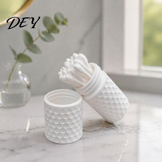 Minimalist Swab Storage Box 3D Printed Cotton Box, Portable Travel Desktop Dispenser Holder, Multi-purpose Container Organizer for Home Bedroom