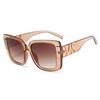 Letters VS Big Square Frame Sunglasses For Men Women Brand Design Luxury Driving Sun Glasses Fashion Vintage Male Female Eyewear