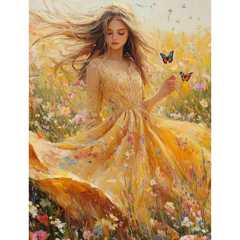 GATYZTORY Picture By Number Girl Kits Home Decor Painting By Numbers Figure Drawing On Canvas HandPainted Art DIY Gift