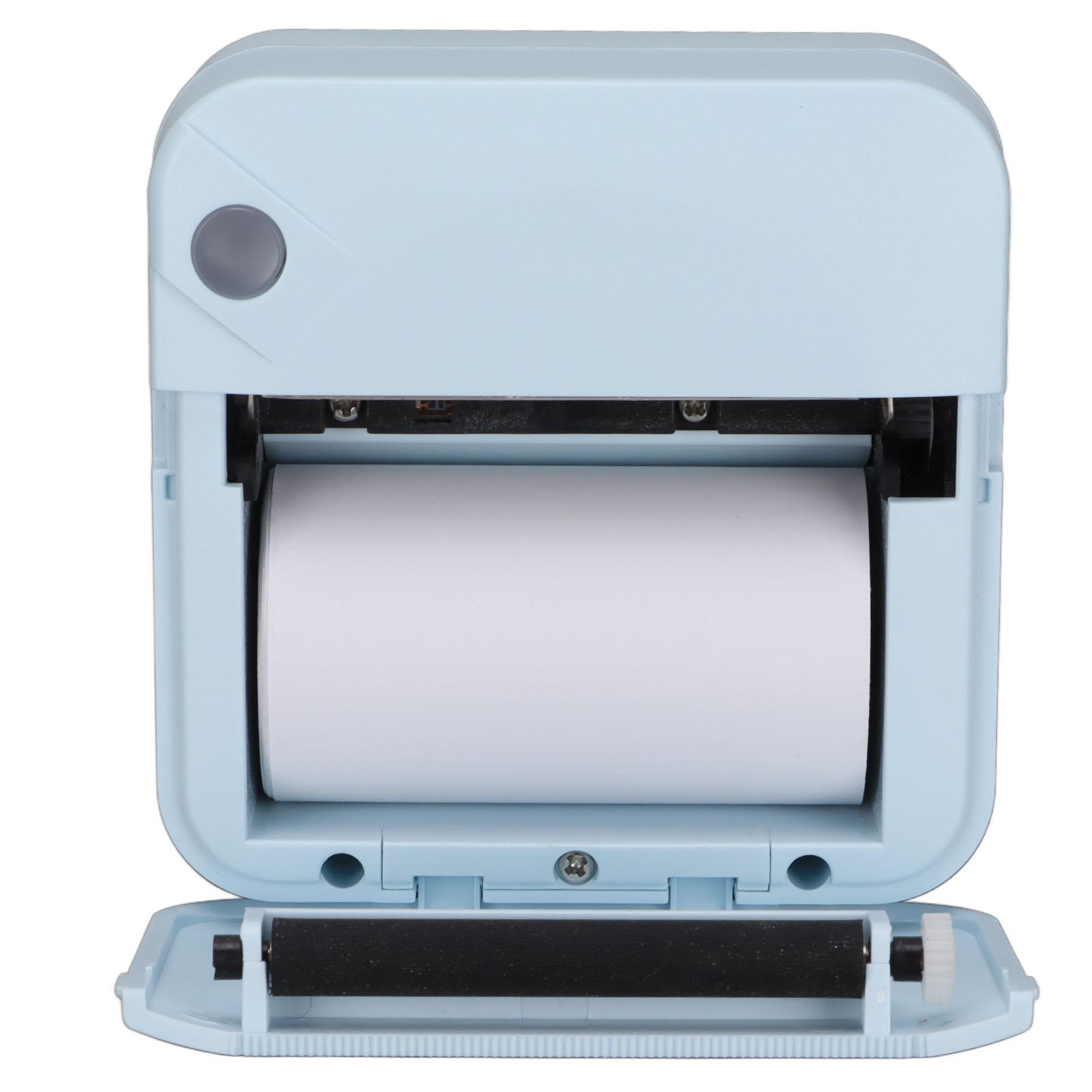 

Printer 200DPI Thermal Paper Ergonomic Design Rechargble Battery Safe Stable Portable Printer for