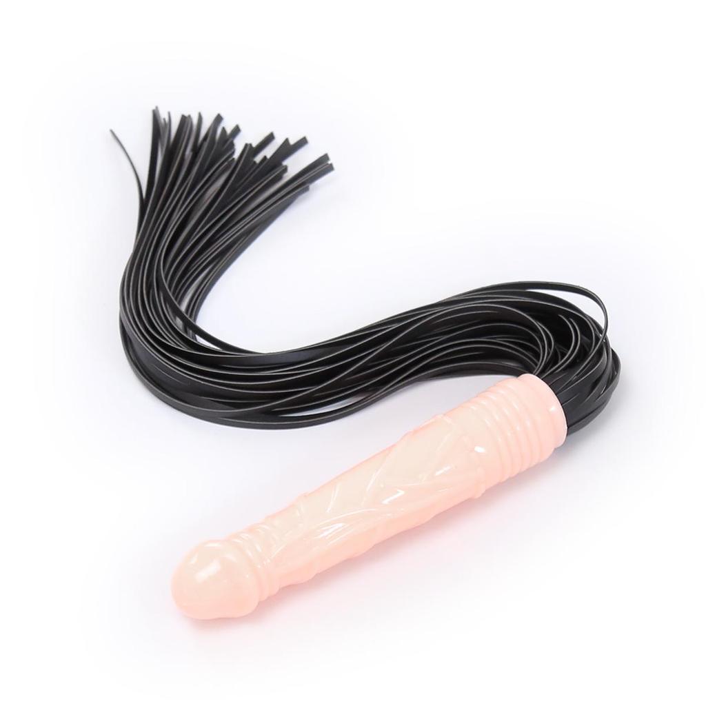 VaHppy Whip Handle Is Dildo 62cm 160g Adult SM Toys With Penis Dual Purpose Fringe Ponytail Conditioning Spanking Couple Flirting