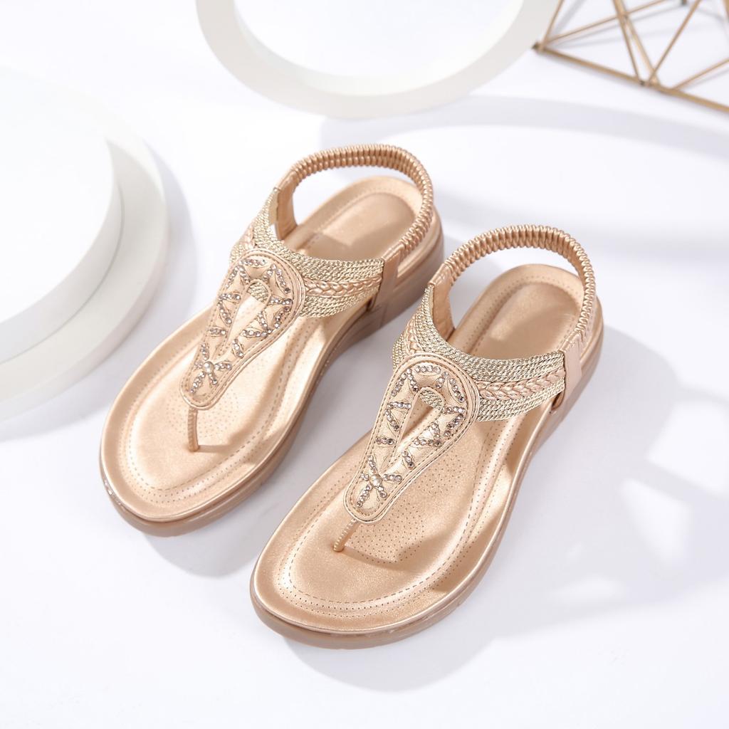 Hot Selling Women Sandals With Arch Support Comfortable Sandal Women Flip Flops Dressy Summer Walking Wedge Shoes Slippers