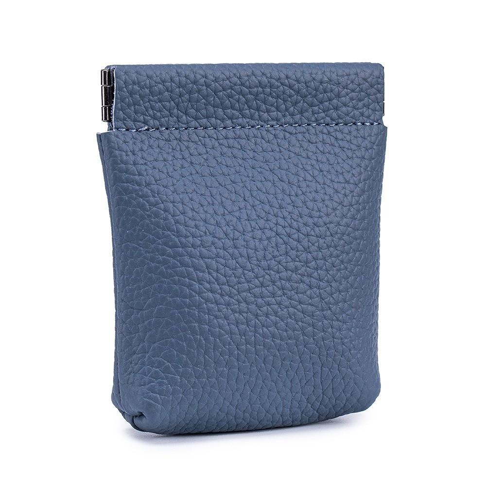 Portable Self-closing Mini Coin Purse Leather Solid Color Small Wallet Wallet Bag Men