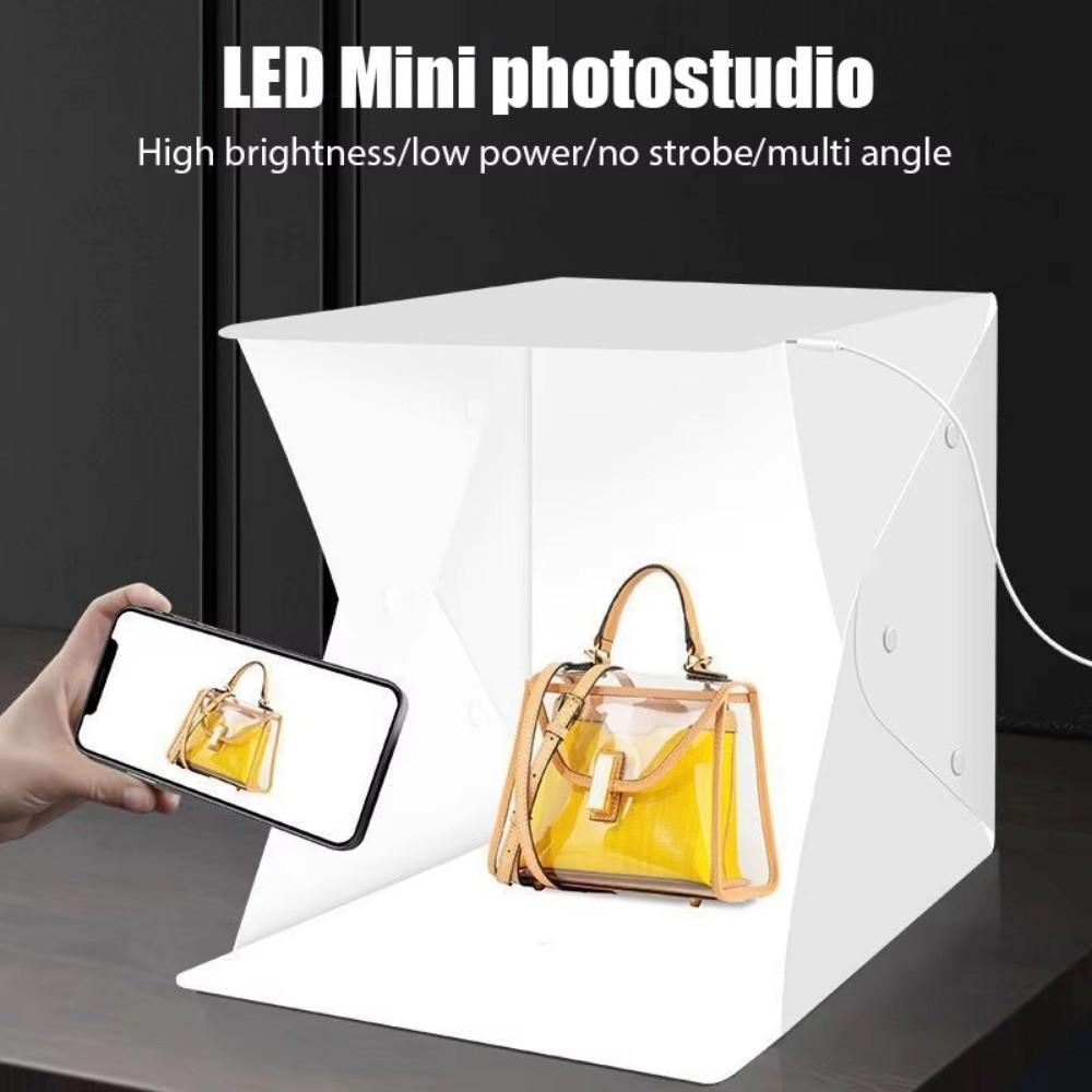 Folding Mini Photobox Light Tent Backdrops Photobox New Room Photo Studio  For DSLR Camera