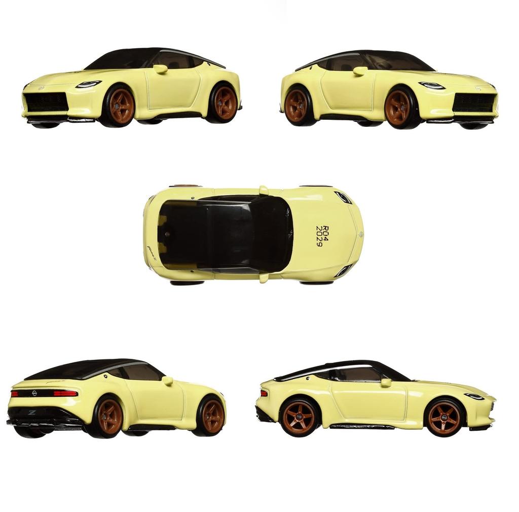 Hot Wheels Premium Nissan Z Fairlady 3 and HFF33 Yellow Mini 2-Pack Proto/Nissan (Ages Up)