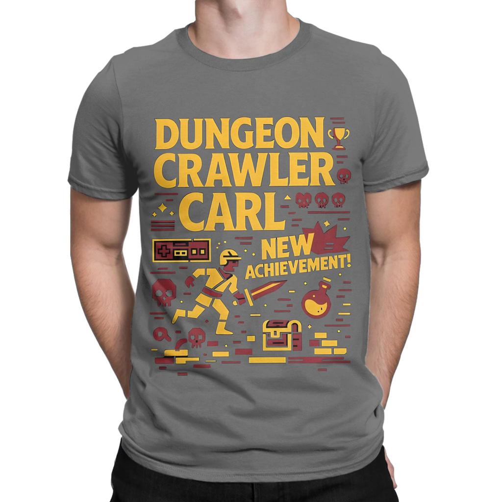 New AchieveUnisext Dungeon Crawler Carl Funny Graphic 100 Cotton TShirt Dungeon Crawler Carl Tees Tops For Unisex