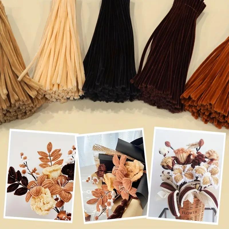 250/500pcs Pipe Cleaners, Pipe Cleaners for Crafts, Craft Supplies Multicolor Chenille Stems for Art&Craft Christmas DIY Project