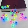 LED Işıklı Klavye Fidget Spinner Oyuncak Dekompresyon Düğmesi Parmak Tıklatıcı Oyuncak 2/3/4/5/6 Tuşlu Fidget Anahtarlık Stres Giderici Masa Oyuncak