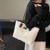 Bags Women's Large Capacity 2025 New Casual Trend Niche Design Shoulder Bag Cloth Bag Simple Commuter Tote Bag