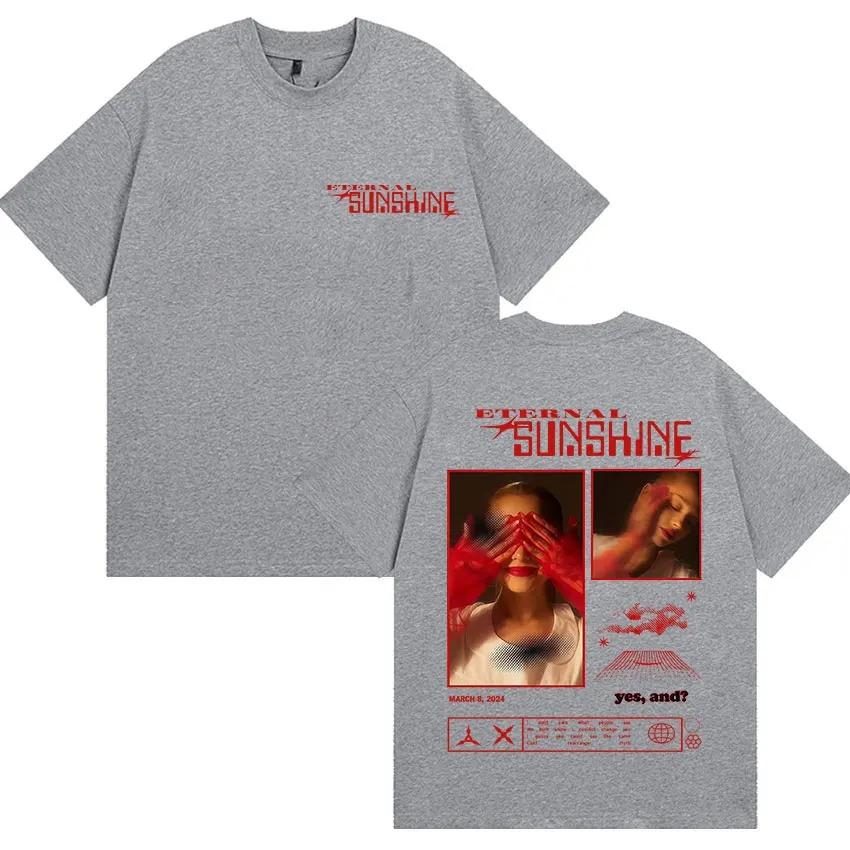 Singer Ariana Grande Tour Album 2026 Merch T-Shirt Men Women Fashion Pop Music Short Sleeve Shirt Casual Streetwear