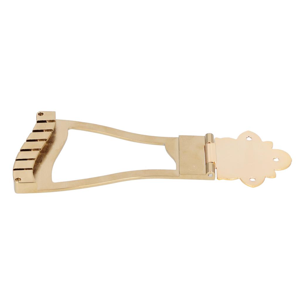 Bridge Tailpiece Replacement for Electric Jazz Guitar Musical Instrument AccessoriesGold