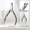 Stainless Steel Nail Clippers & Scissors for Easy Cutting - Precision Nail Art & Salon Tool D07