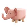 Durable Seating Chair Solid Wood Legs Elephant Footstool Kids Elephant Stool  Living Room
