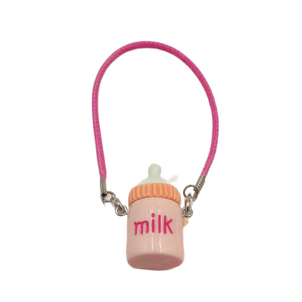 Miu-Style Dollhouse Miniature Accessories: Cute Kettle, Thermos, Milk Bottle, Pendant, Doll Figure, Crossbody Bag Ornament
