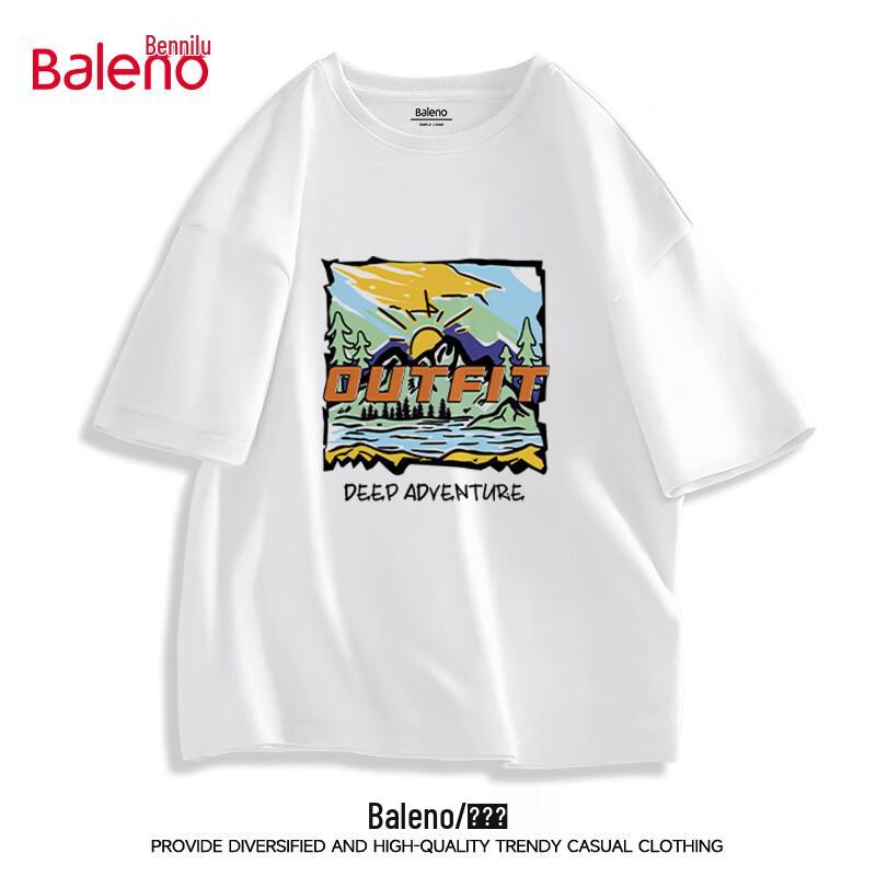 Baleno Men s Heavyweight Cotton Graffiti T-Shirt 5XL