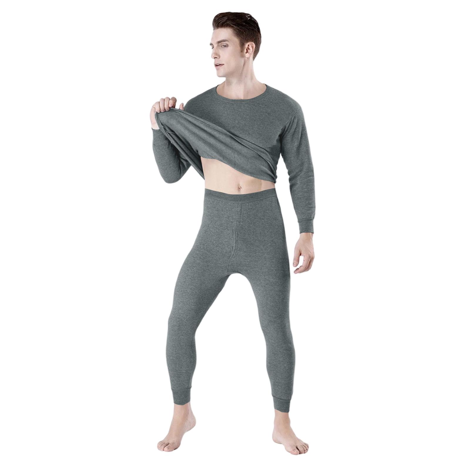 

Men s Thermal Underwear Set, And Winter , Thin, Color Thermal Underwear. XL