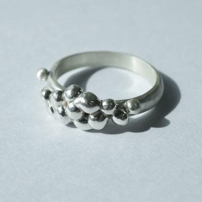 Vacactsilver S Bubble Ring