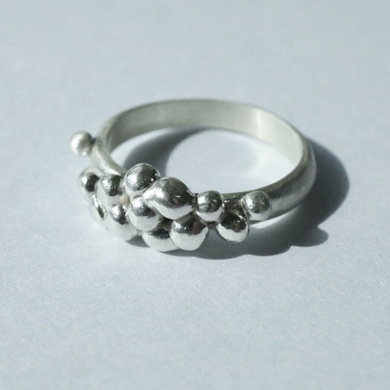 vacactsilver s bubble ring